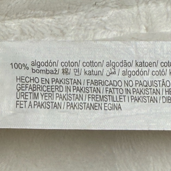 Zara Womens Straight Leg Jeans Ivory Cream High Waisted Raw Hem Button Fly Sz 4 - Picture 13 of 13